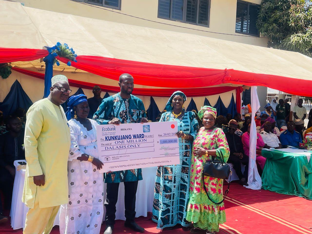 BRIKAMA AREA COUNCIL DISBURSES OVER D28 MILLION AS WARDS DEVELOPMENT